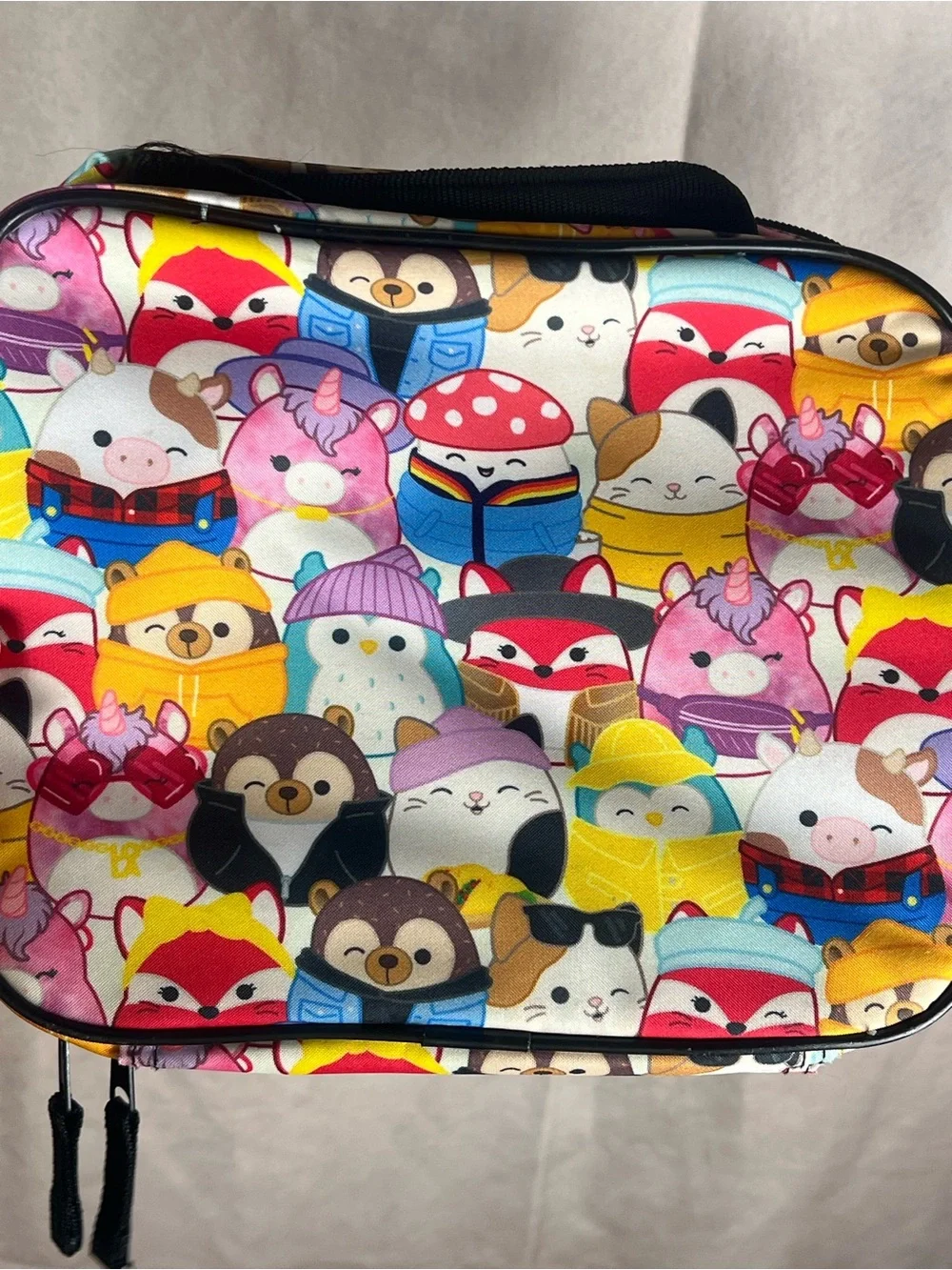 Squishmallows Colorful Character Insulated Lunch Bag Box 2023